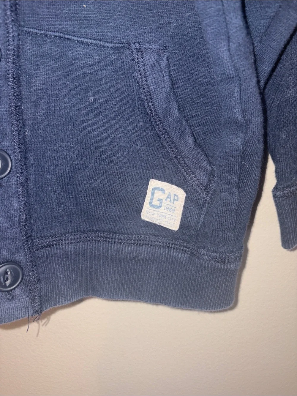GAP Sweatshirt Cardigan with Pockets